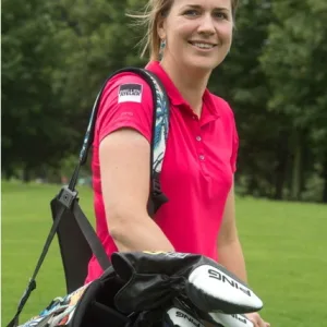 Michelle Wouters op Golfclub Capelle